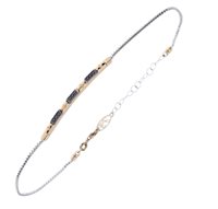 Bracciale Bliss Uomo in Oro bianco Diamante 20087753 - 20087753